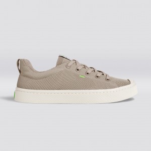 IBI Cariuma Low Top Bamboo Weave Knit Vegan Hombre Beige | HS5602978