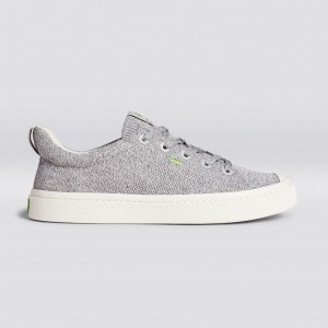 IBI Cariuma Low Top Bamboo Weave Knit Vegan Mujer Gris Claro | WE4635790