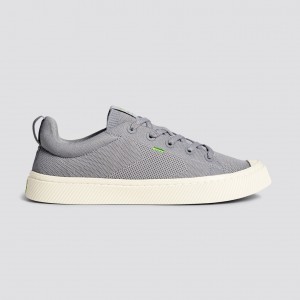 IBI Cariuma Low Top Bamboo Weave Knit Vegan Mujer Gris Claro | UX0369512