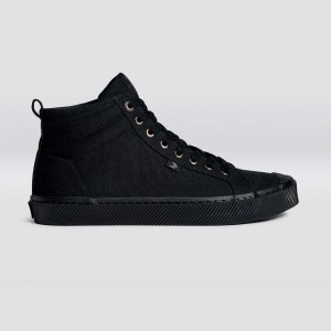 OCA HIGH Cariuma High Top Canvas Vegan Hombre Negras | JP3276409