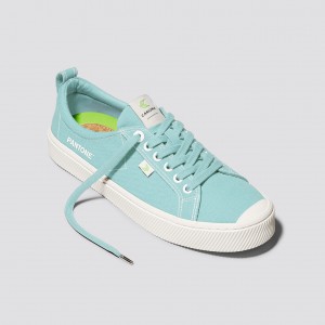 OCA LOW Cariuma Low Top Canvas Mujer Azules | JP5406713