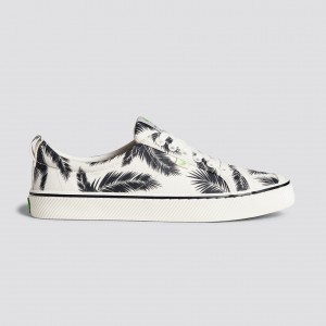 OCA LOW Cariuma Low Top Lona Vegan Hombre Off-White Palm Trees | JG6923481