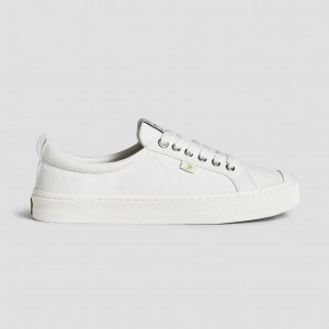 OCA LOW Cariuma Low Top Lona Vegan Hombre Off-White | VD5672309