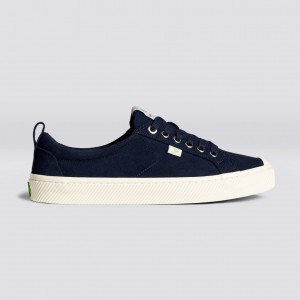 OCA LOW Cariuma Low Top Suede Hombre Azules | QJ7589416