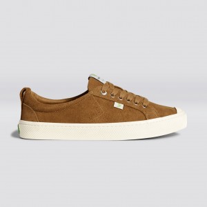 OCA LOW Cariuma Low Top Suede Hombre Marrones | ZQ1837649