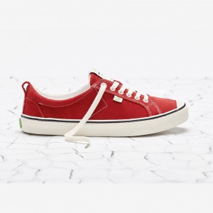 OCA LOW Cariuma Low Top Suede Hombre Rojas | IG5863014