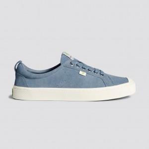 OCA LOW Cariuma Low Top Suede Mujer Azules | OB8937650