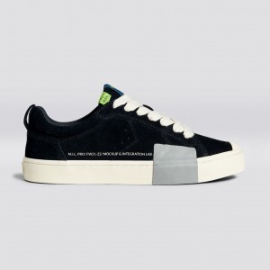 OCA LOW Cariuma Low Top Suede Mujer Negras | PN3091468