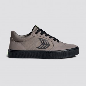 The Vallely Cariuma Low Top Suede Mujer Gris Negras | LT8437216