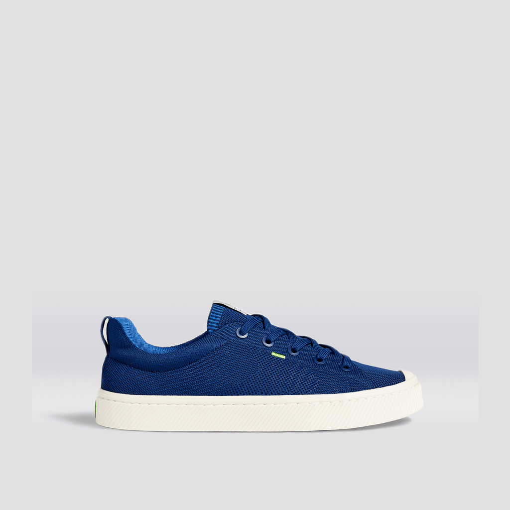 IBI Cariuma Low Top Bamboo Weave Knit Mujer Azules | AL1258796