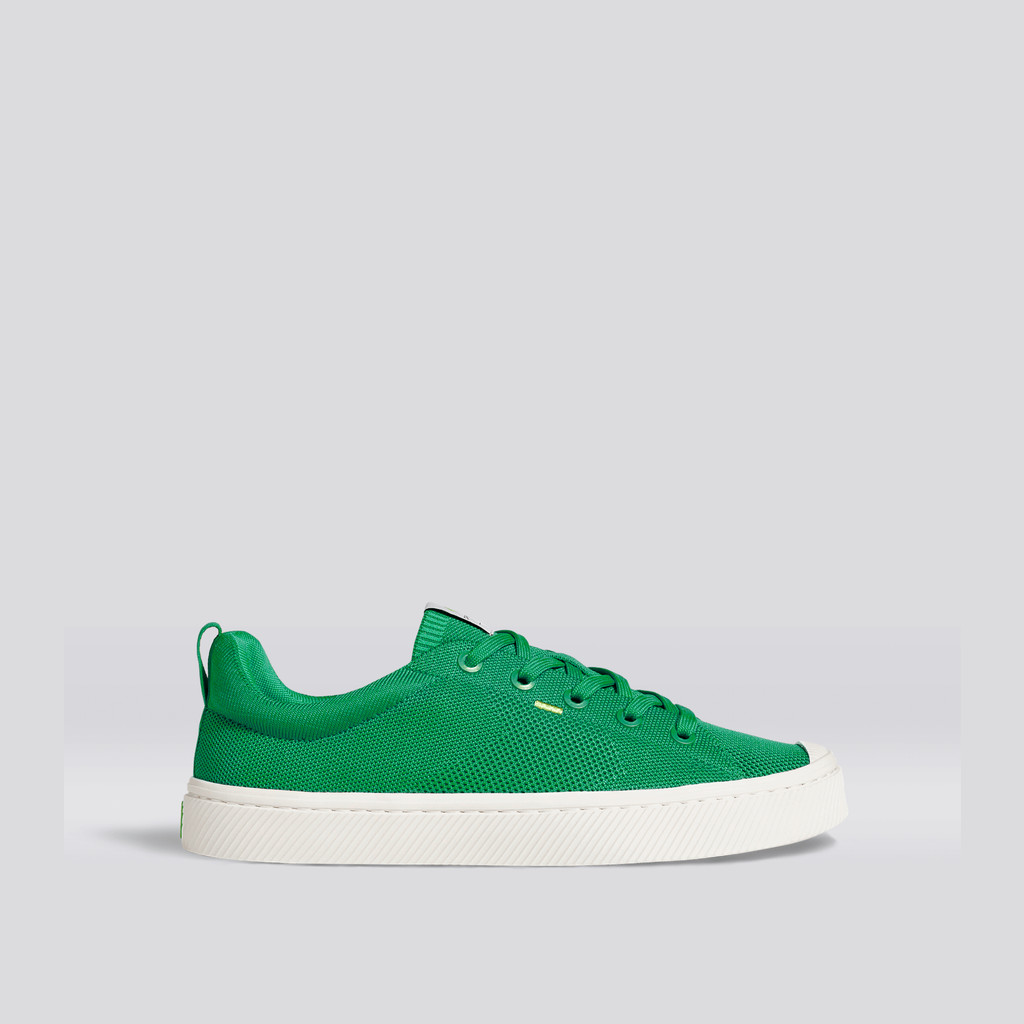 IBI Cariuma Low Top Bamboo Weave Knit Vegan Mujer Verde | OP2319458