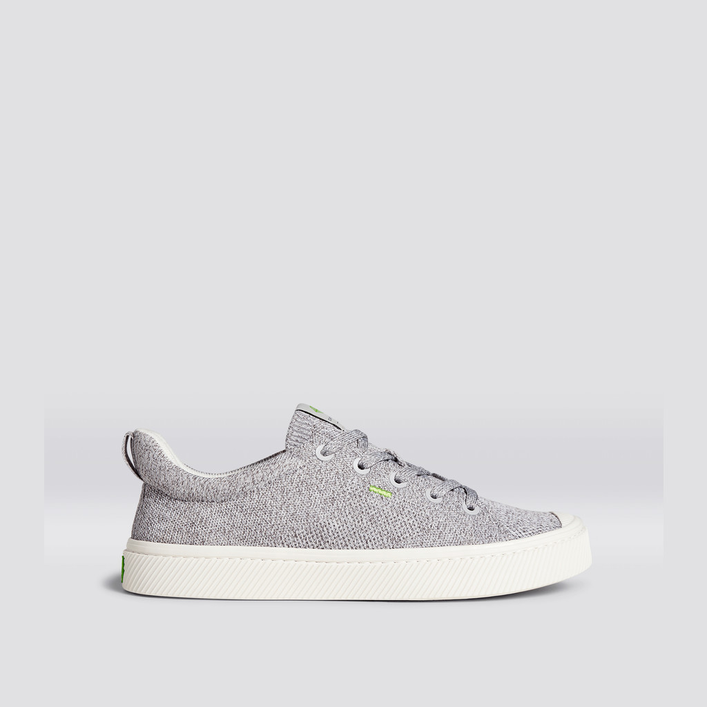 IBI Cariuma Low Top Bamboo Weave Knit Vegan Mujer Gris Claro | WE4635790