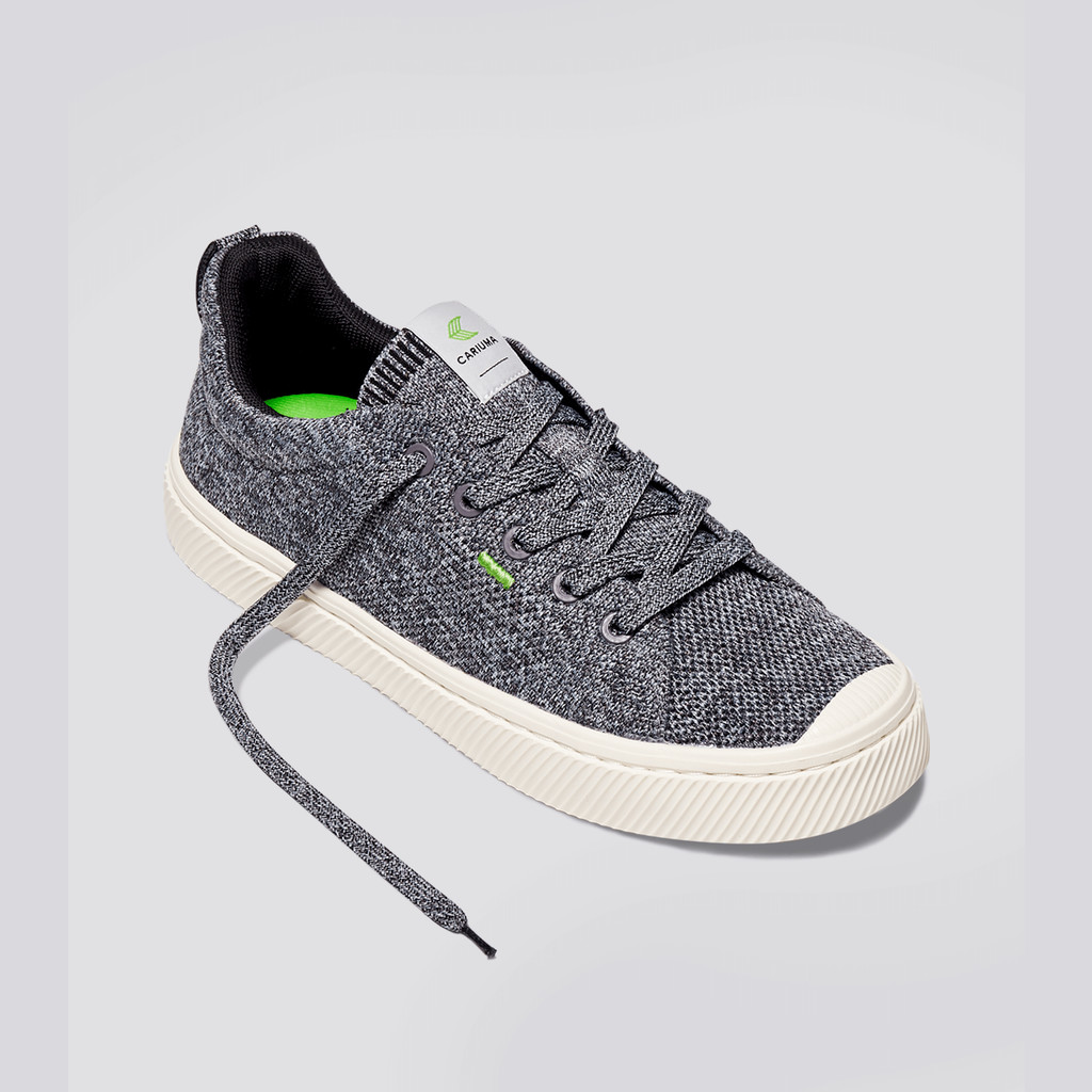 IBI Cariuma Low Top Bamboo Weave Knit Vegan Mujer Gris | GX3975201