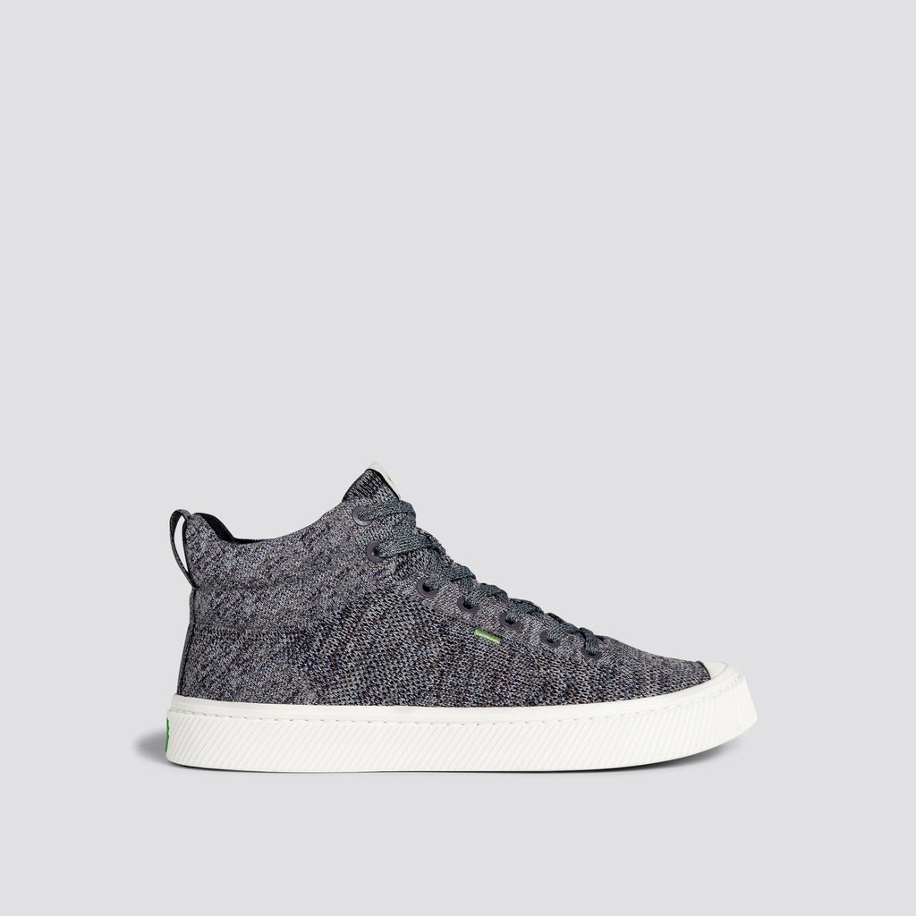 IBI HIGH Cariuma High Top Bamboo Weave Knit Vegan Mujer Gris | JT4058369