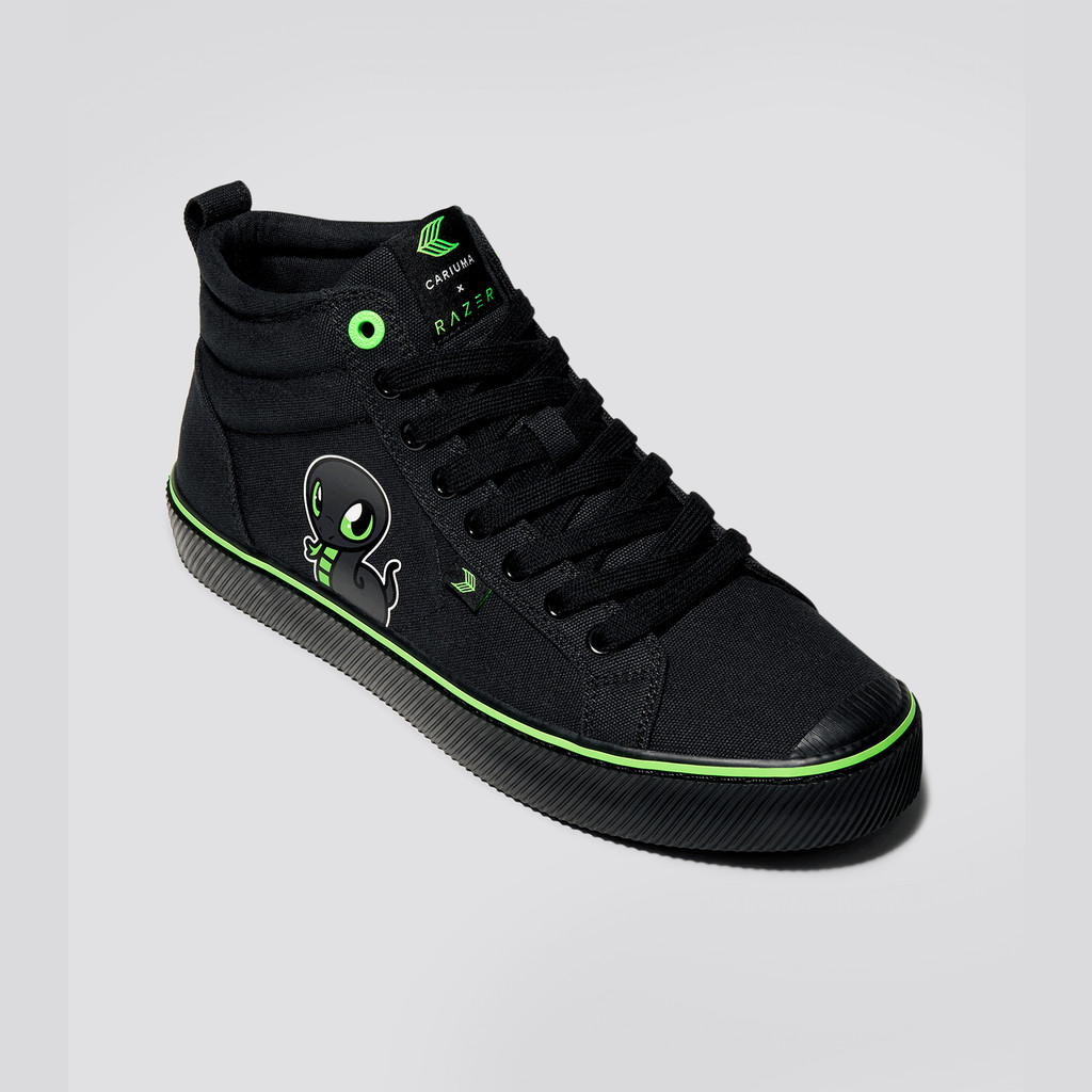 OCA HIGH Cariuma High Top Canvas Vegan Hombre Negras | UI8196734