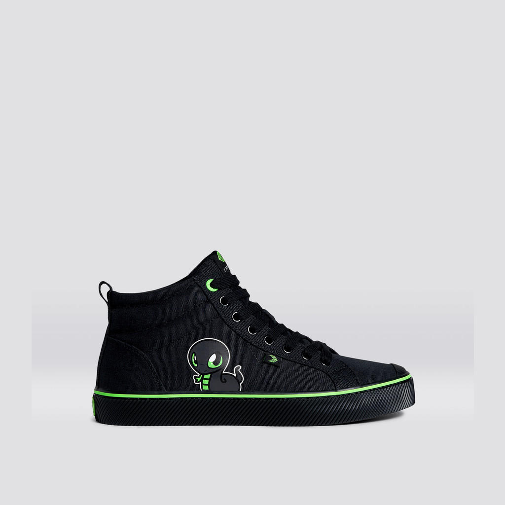 OCA HIGH Cariuma High Top Canvas Vegan Hombre Negras | UI8196734