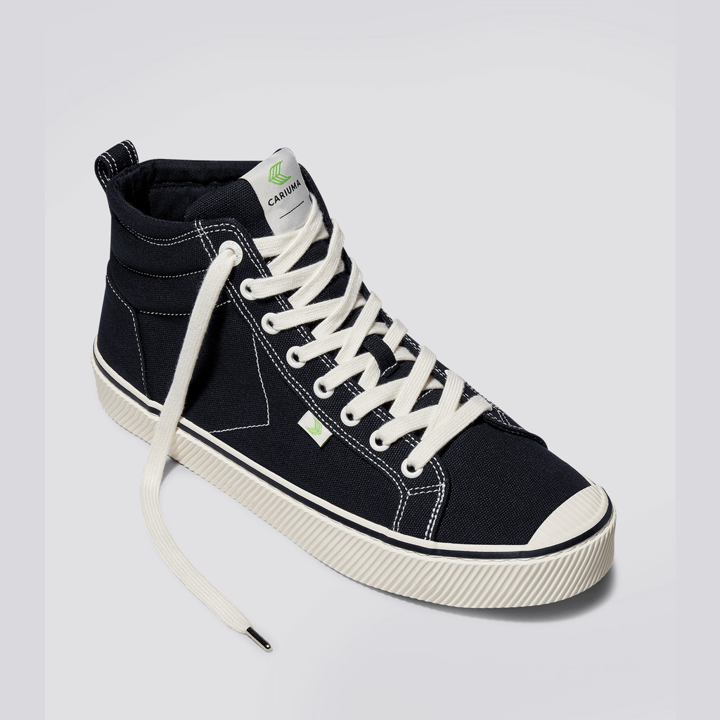 OCA HIGH Cariuma High Top Canvas Vegan Hombre Negras | CA3541092