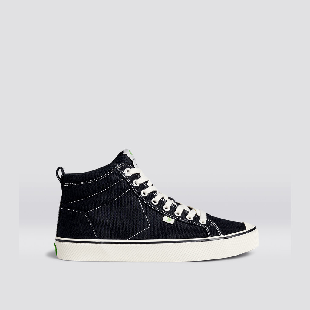 OCA HIGH Cariuma High Top Canvas Vegan Hombre Negras | CA3541092