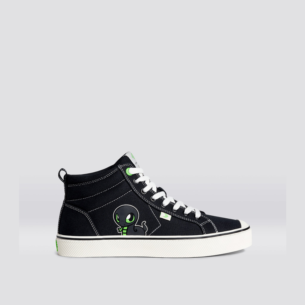 OCA HIGH Cariuma High Top Canvas Vegan Hombre Negras | OY7035286