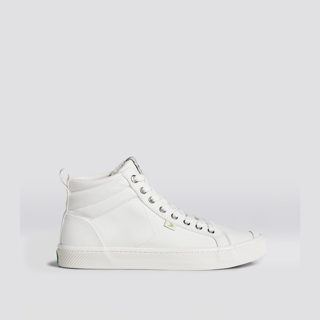 OCA HIGH Cariuma High Top Canvas Vegan Mujer Off-White | HZ8379654