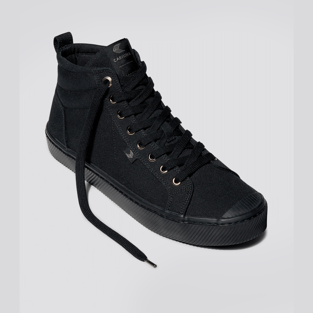 OCA HIGH Cariuma High Top Canvas Vegan Mujer Negras | ZK5731460