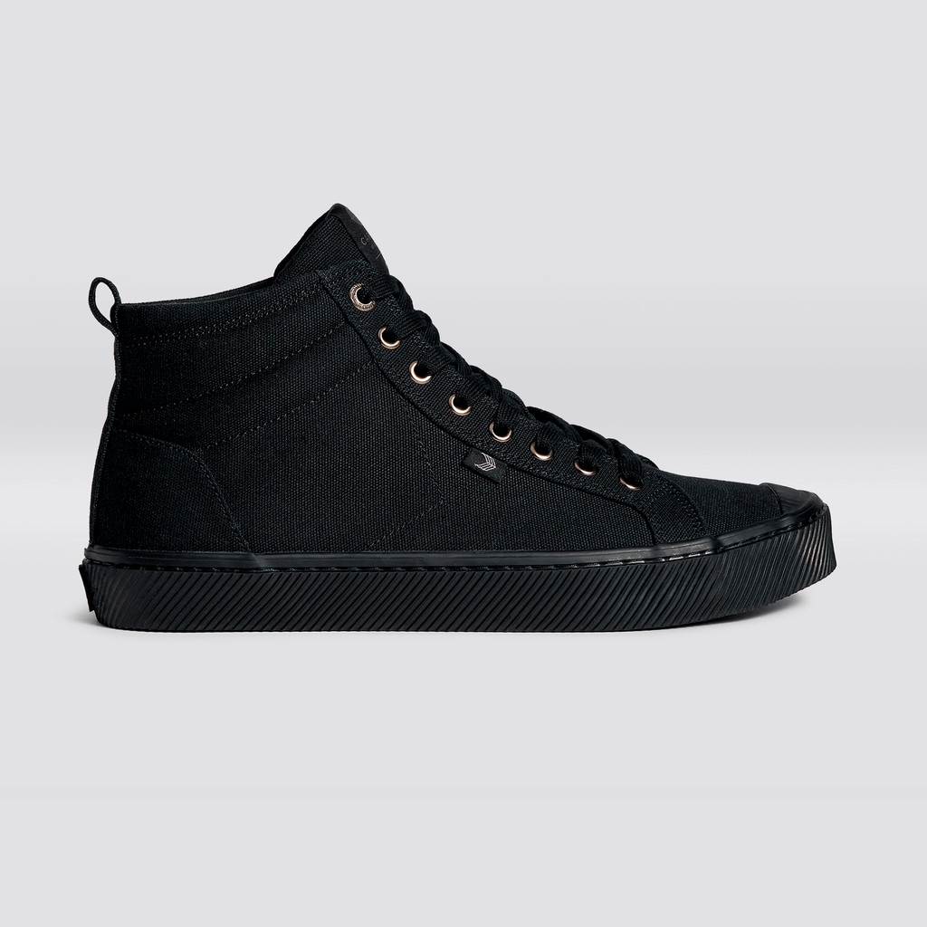 OCA HIGH Cariuma High Top Canvas Vegan Mujer Negras | ZK5731460