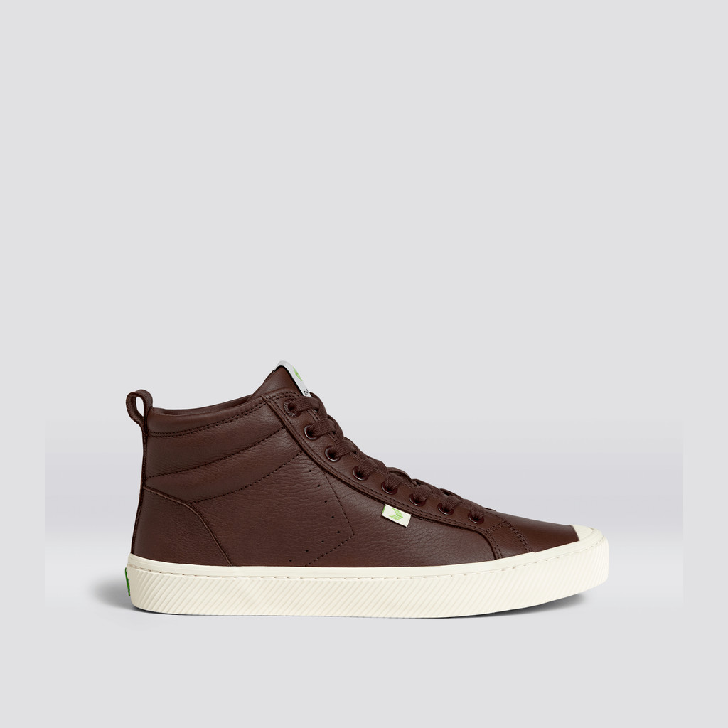 OCA HIGH Cariuma High Top Premium Leather Hombre Marrones | CY3216579