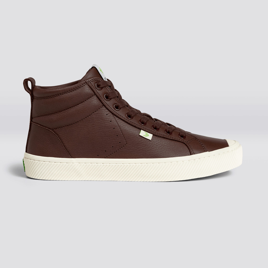 OCA HIGH Cariuma High Top Premium Leather Hombre Marrones | CY3216579