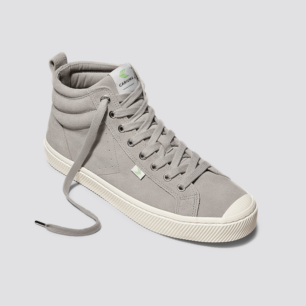 OCA HIGH Cariuma High Top Suede Hombre Gris | DC7142356