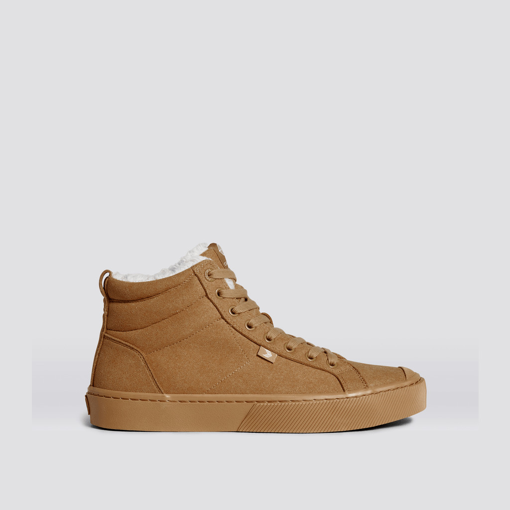 OCA HIGH Cariuma High Top Suede Vegan Hombre All Camel | CS7924830