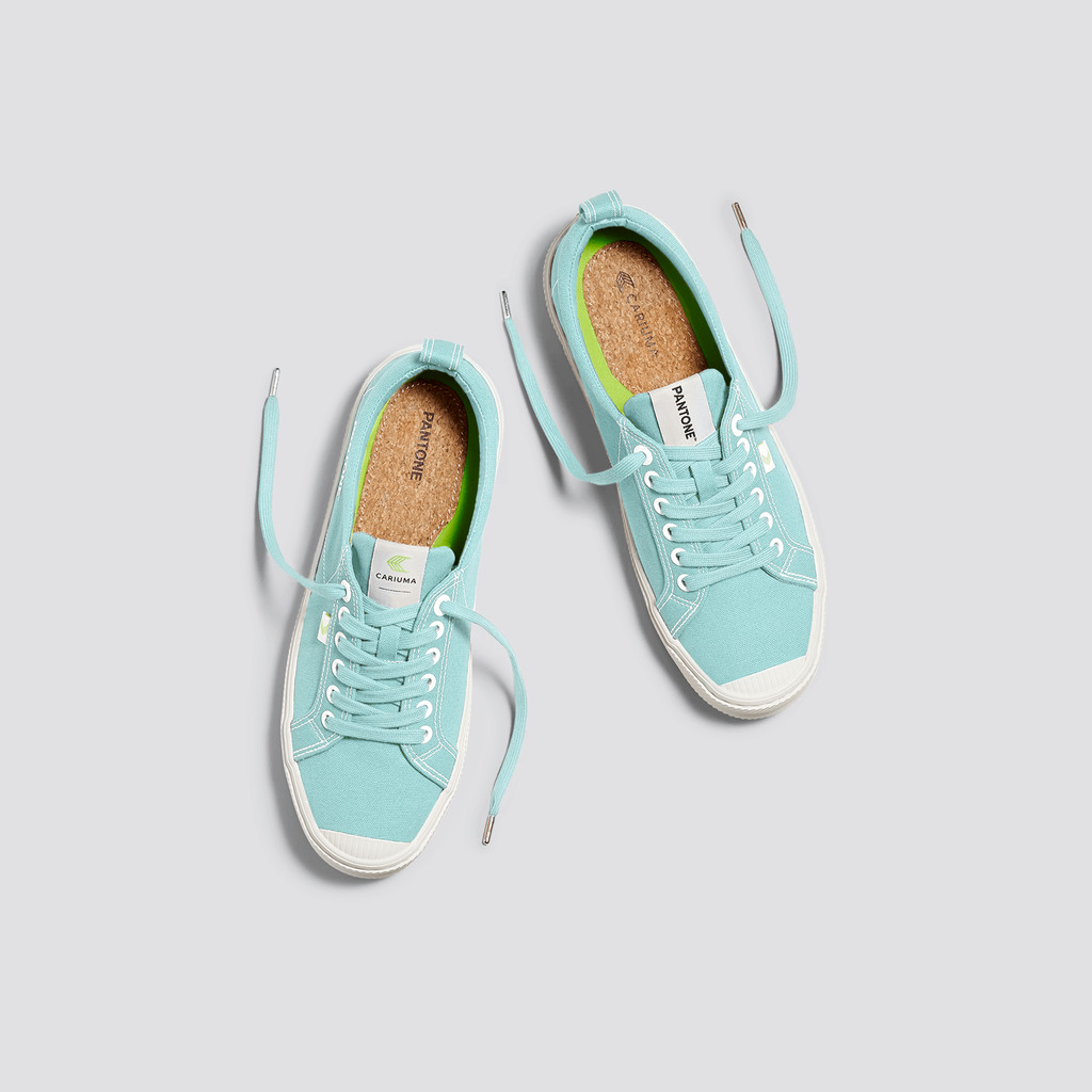 OCA LOW Cariuma Low Top Canvas Mujer Azules | JP5406713