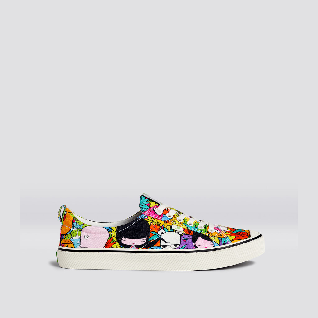 OCA LOW Cariuma Low Top Canvas Mujer OCA Low Toz Print | TG9458021