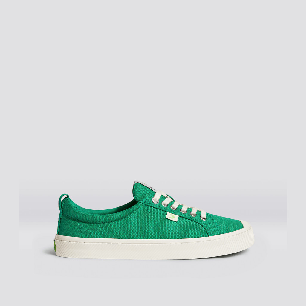 OCA LOW Cariuma Low Top Lona Vegan Hombre Verde | MI7836514