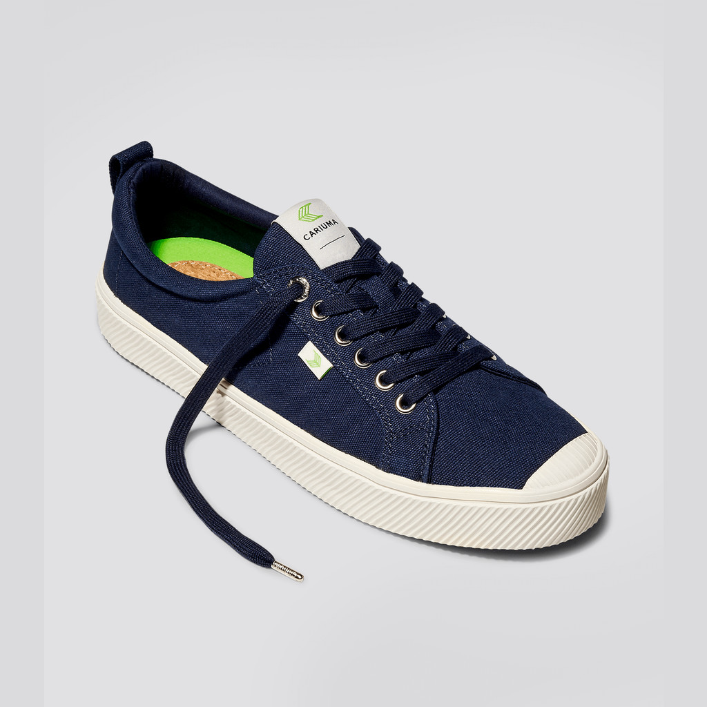 OCA LOW Cariuma Low Top Lona Vegan Hombre Azules | ZB6315207