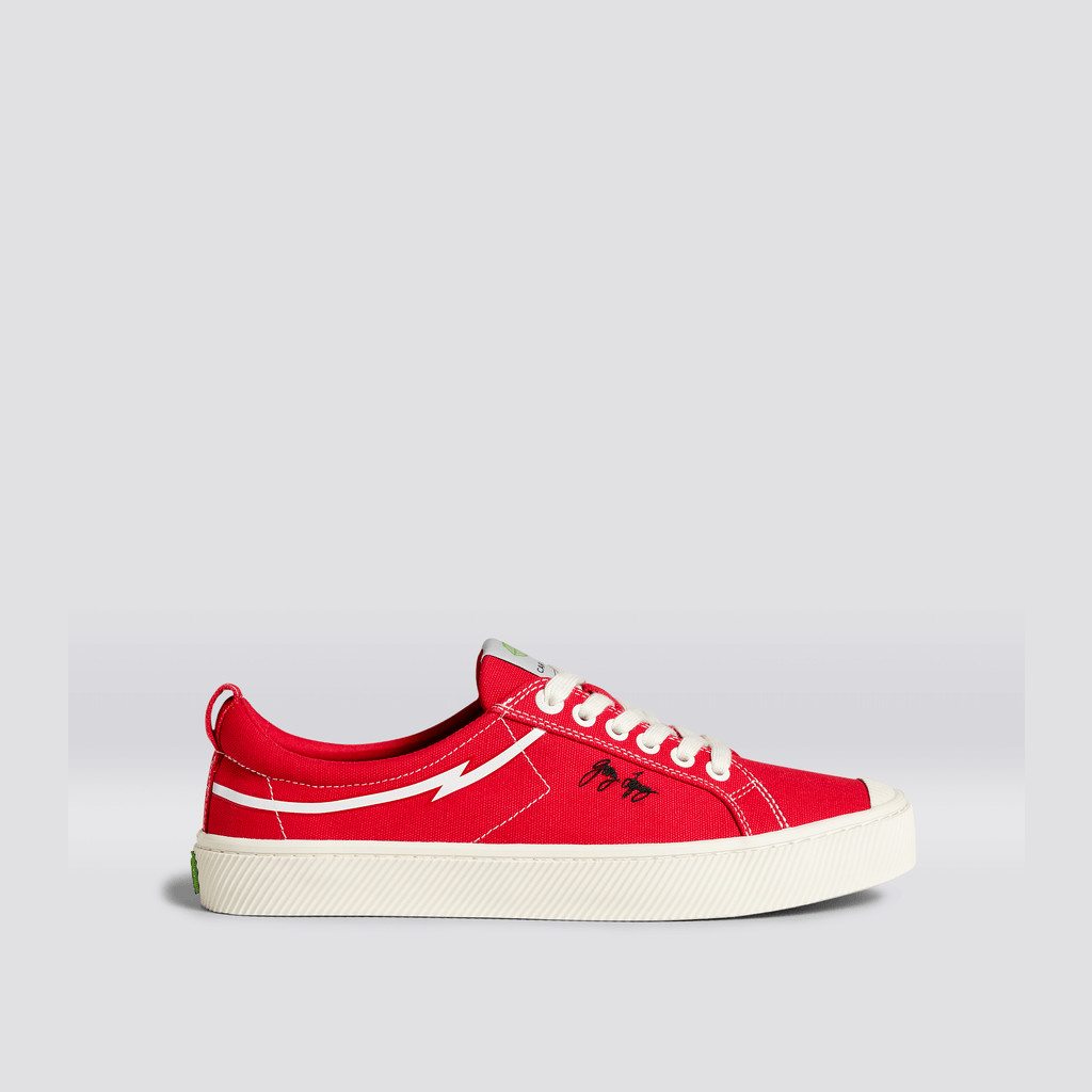 OCA LOW Cariuma Low Top Lona Vegan Hombre Rojas | MU4087139