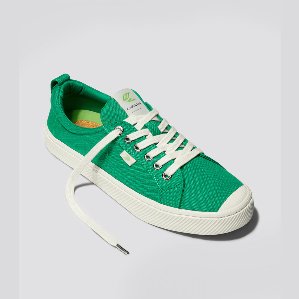 OCA LOW Cariuma Low Top Lona Vegan Mujer Verde | PN5786230