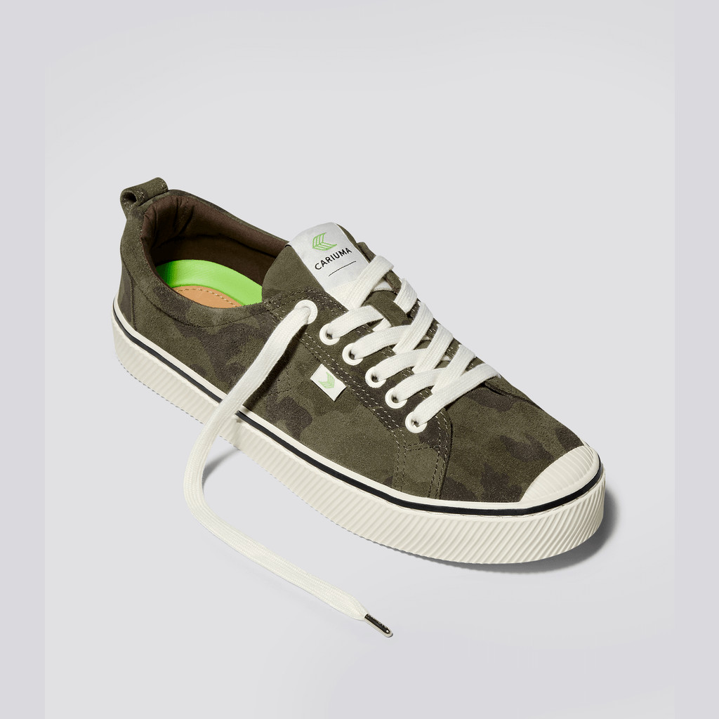 OCA LOW Cariuma Low Top Suede Hombre Camouflage | DJ2608937