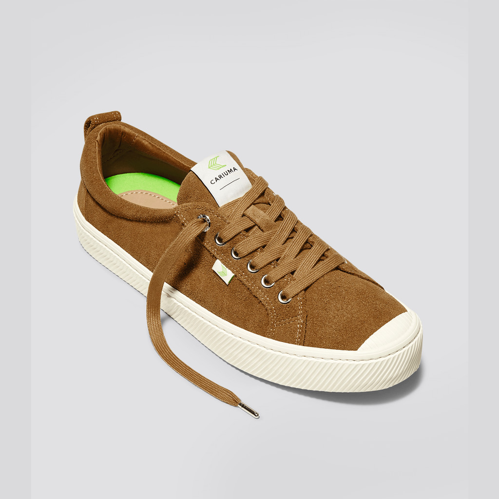 OCA LOW Cariuma Low Top Suede Hombre Marrones | ZQ1837649