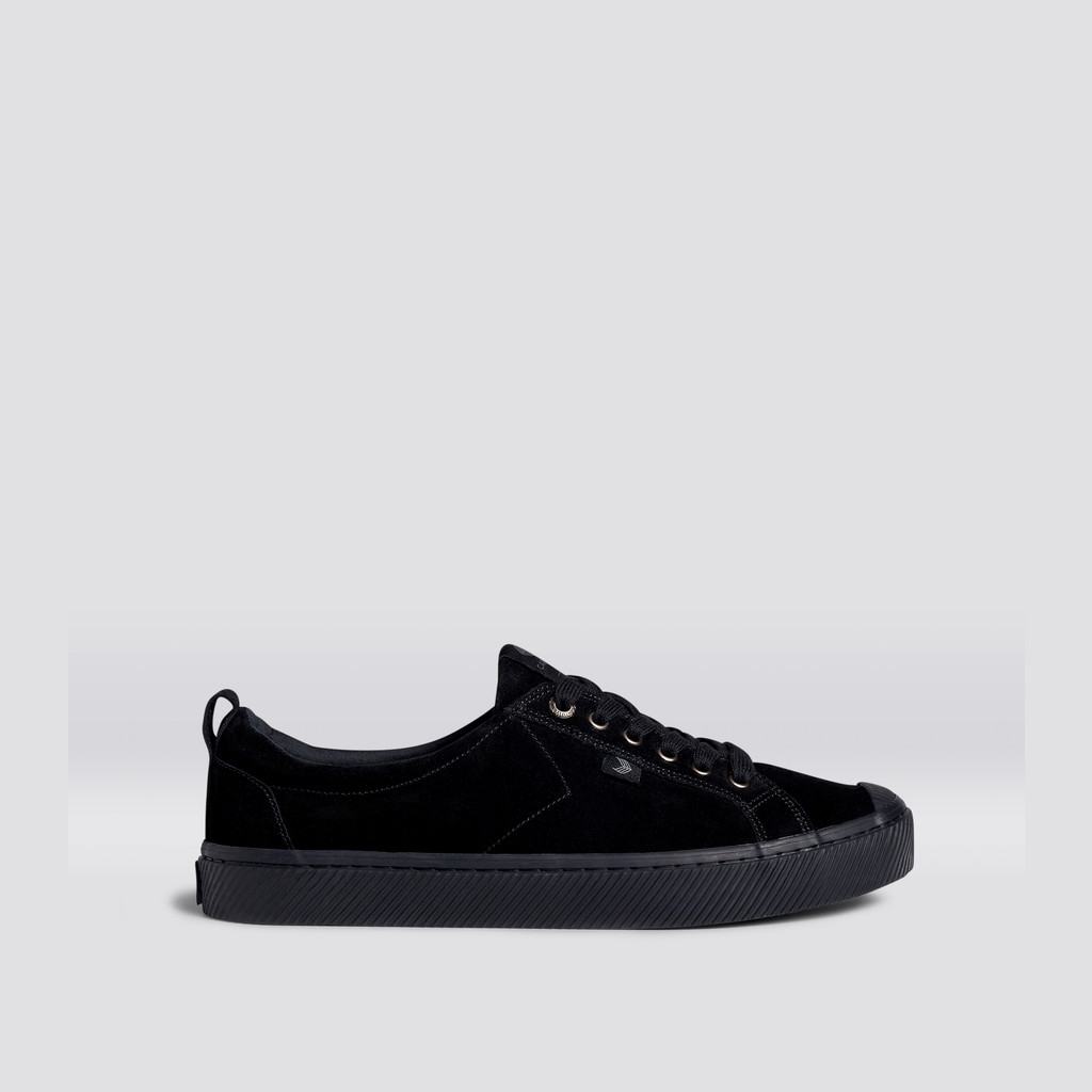 OCA LOW Cariuma Low Top Suede Hombre Negras | DL8159243