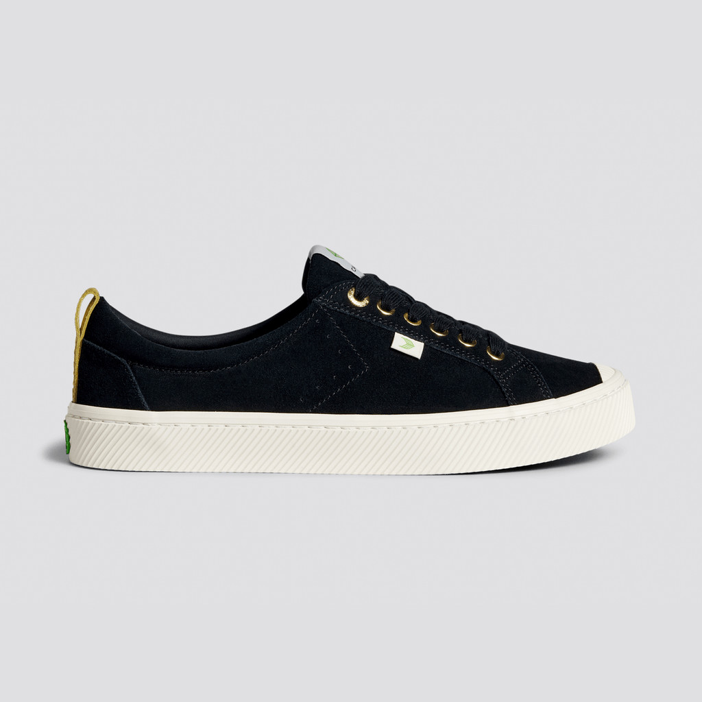 OCA LOW Cariuma Low Top Suede Hombre Negras | KR4257398