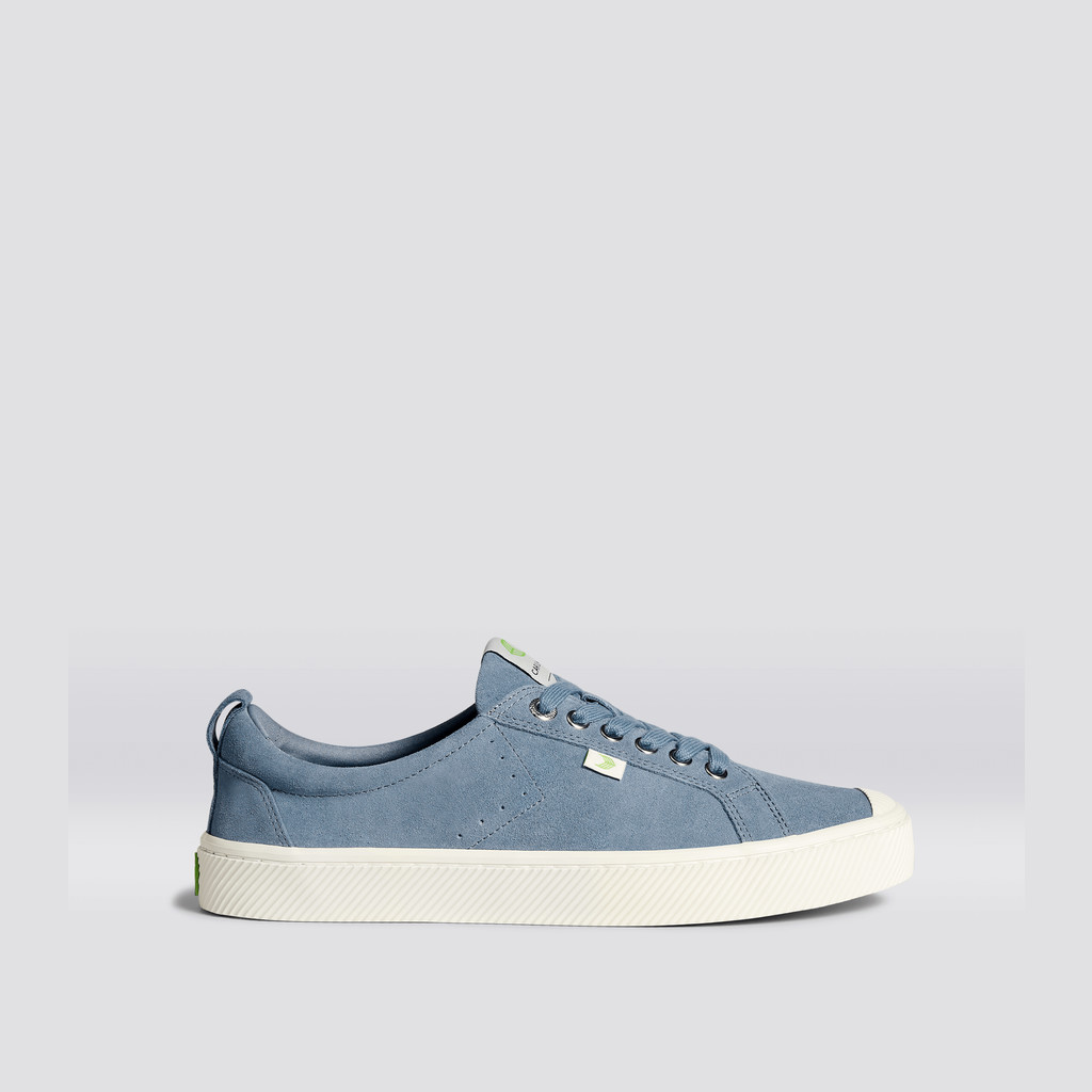 OCA LOW Cariuma Low Top Suede Mujer Azules | OB8937650