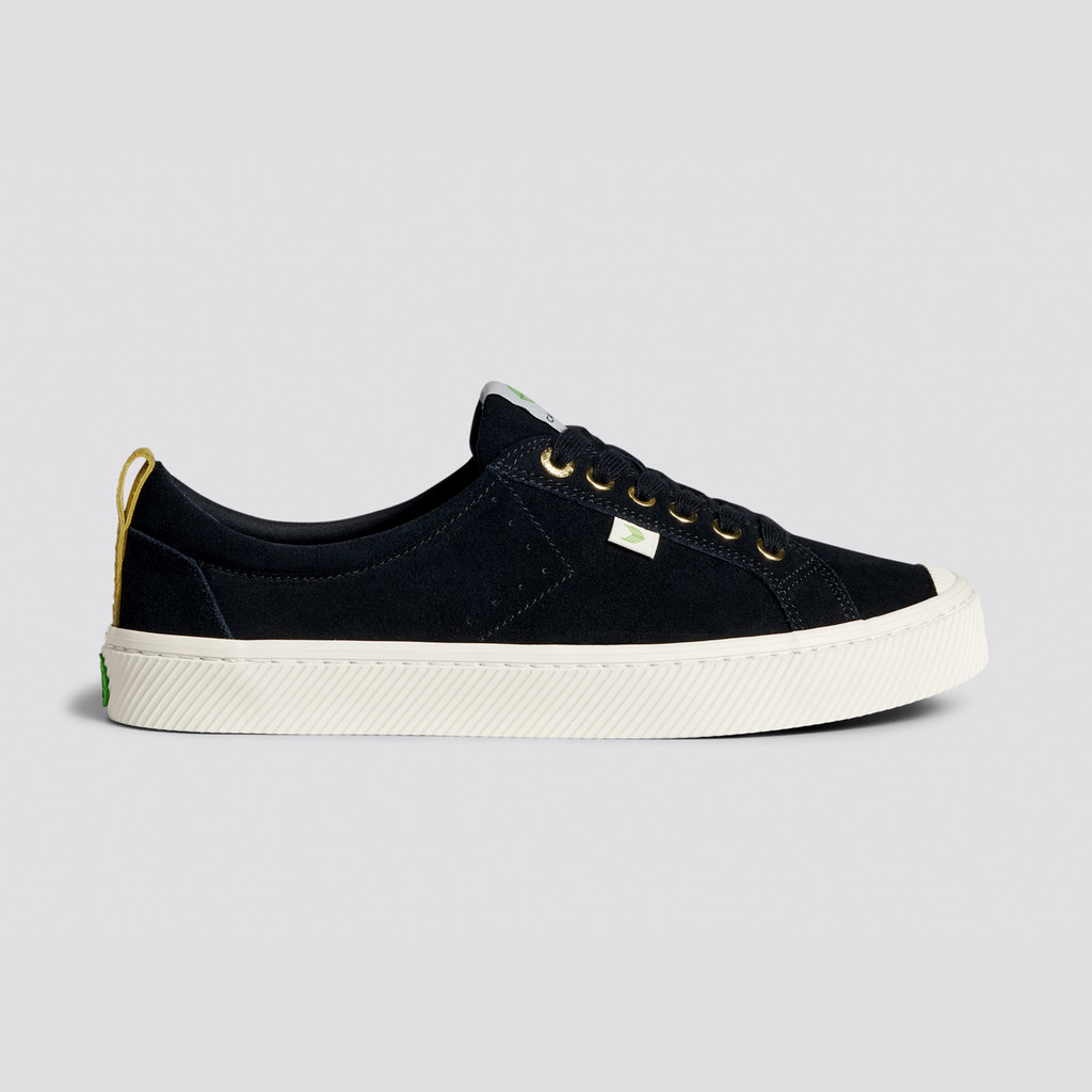 OCA LOW Cariuma Low Top Suede Mujer Negras | BL9731058